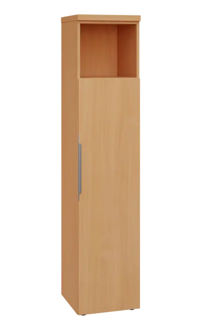 SIN 5 - 4DN kancelářská skříň, 1-dveřová/nika, pravá, 1820x400x400, buk royal